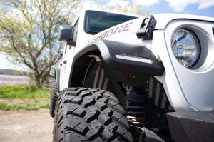 Jeep JL LED Light Pods - Fishbone Offroad - 7in Turn Signal & Side Marker - `18-`27